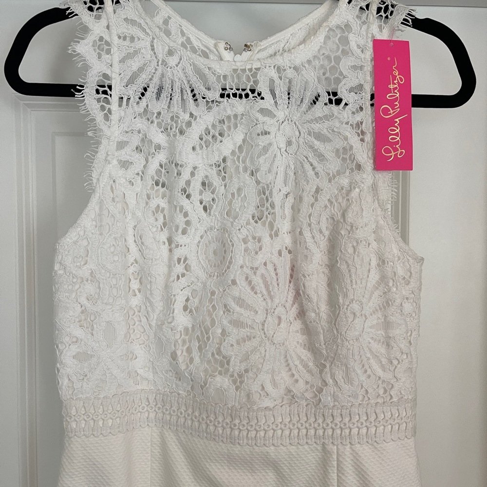 White Lilly Pulitzer Dress New